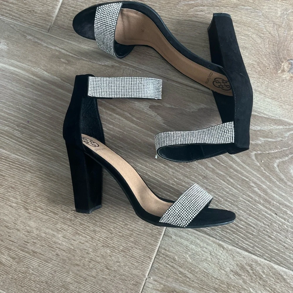 Sparkly Black Heels - Picture 3 of 3